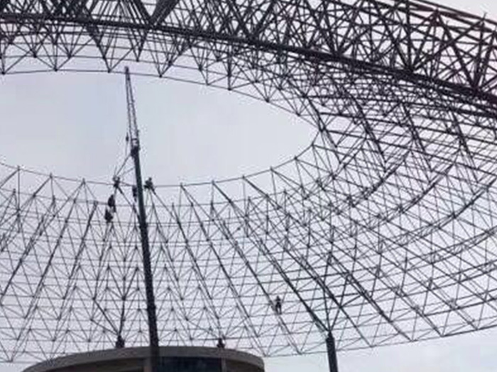 兰州篮球馆球形网架厂家价格